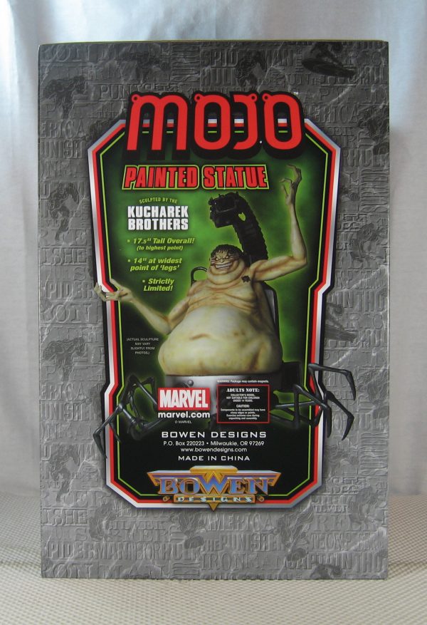 Mojo Statue 026/350 Bowen Designs X-Men NEW SEALED - Image 4