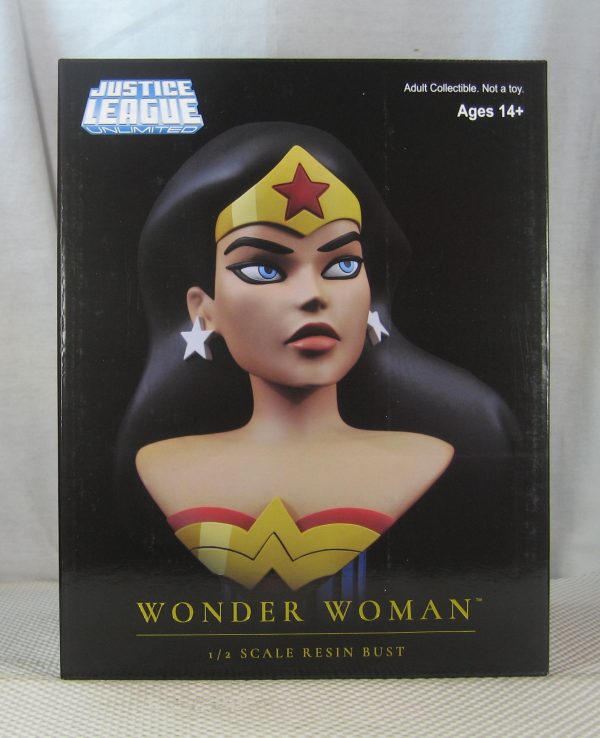 DC Legends in 3D Wonder Woman Animated 1/2 Bust 469/1000 Diamond Select SEALED - Image 2