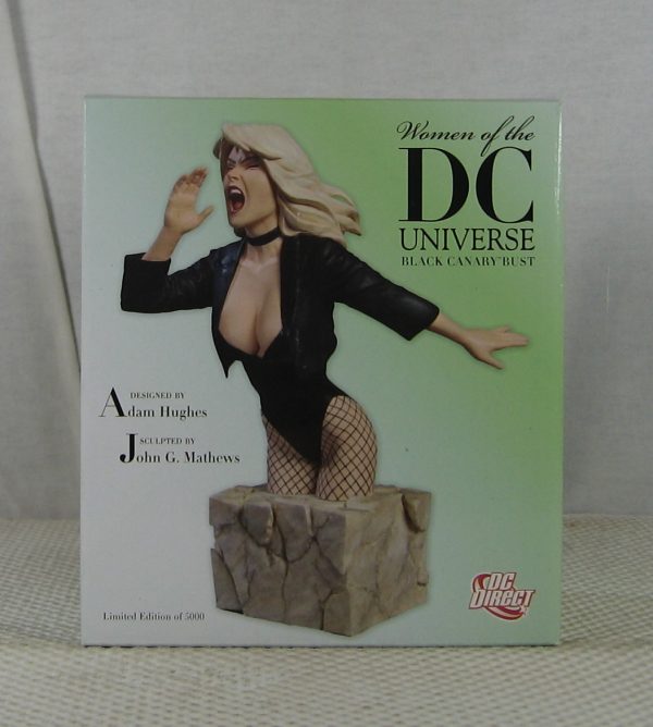 Black Canary Bust 4638/5000 Women of the DC Universe Hughes AH! NEW SEALED - Image 3