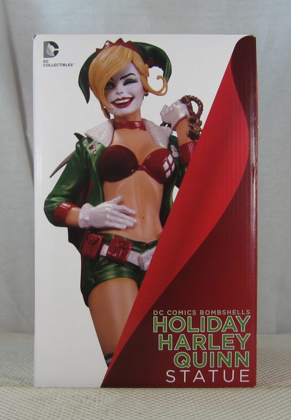Bombshells Harley Quinn Holiday Statue DC Collectibles Batman Joker NEW SEALED - Image 2