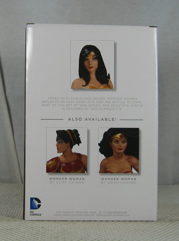 Wonder Woman Art of War Statue Yanick Paquette 63/5200 DC Collectibles SEALED - Image 4