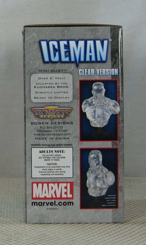 Iceman Clear Bust 215/340 Bowen Designs Website Exclusive NEW SEALED - Image 5