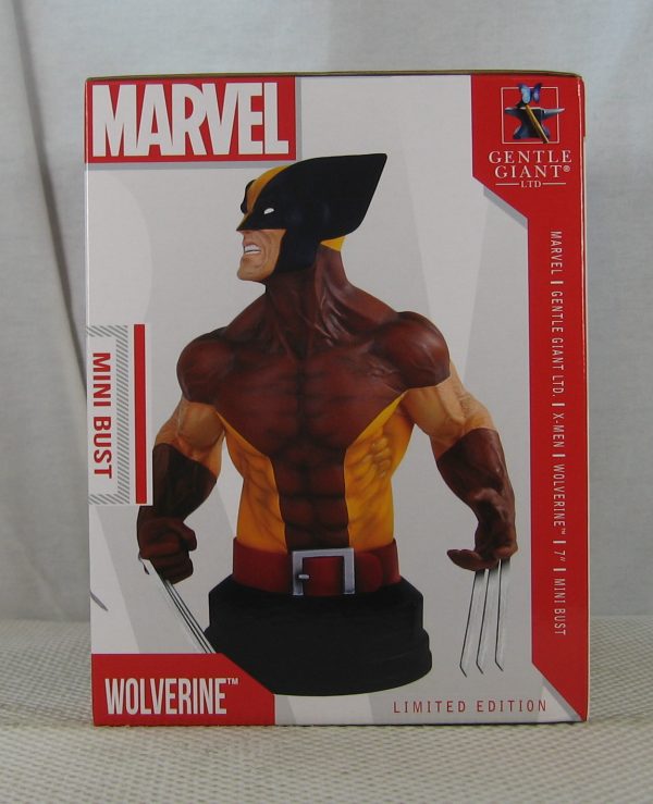 Gentle Giant Wolverine Mini Bust 553/730 Brown Costume Marvel X-Men NEW SEALED - Image 4