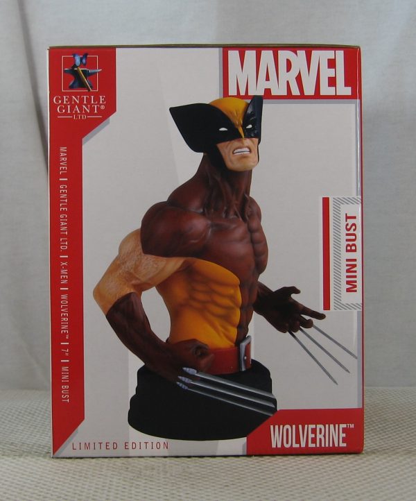 Gentle Giant Wolverine Mini Bust 553/730 Brown Costume Marvel X-Men NEW SEALED - Image 6