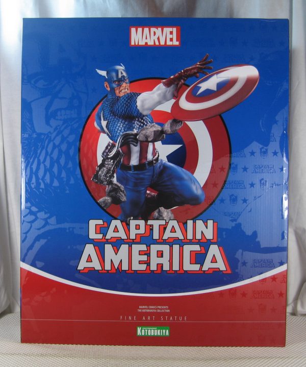 Kotobukiya Captain America Avengers Fine Art Statue 555/800 Marvel NEW SEALED - Image 5