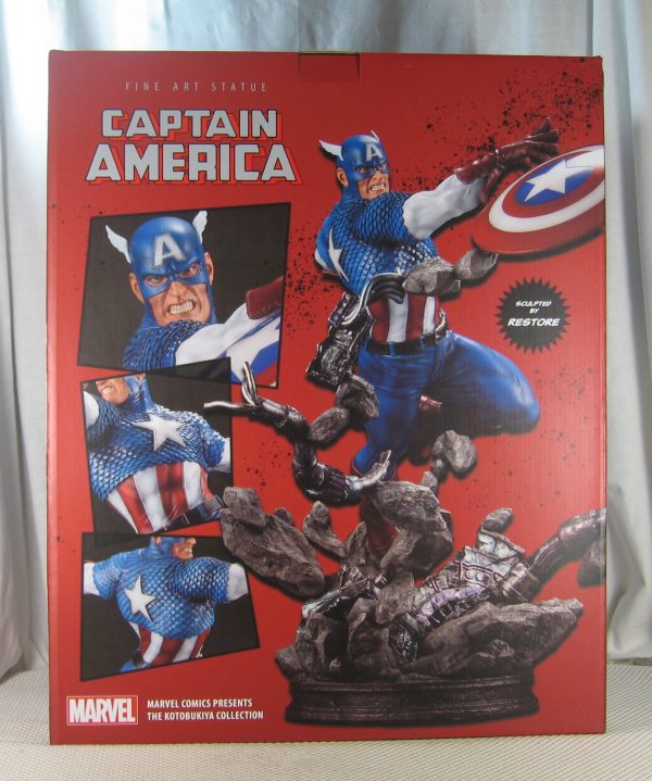 Kotobukiya Captain America Avengers Fine Art Statue 555/800 Marvel NEW SEALED - Image 7