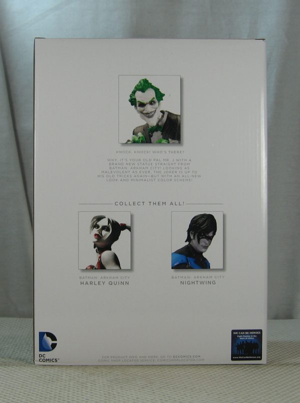 Batman Arkham City Joker Statue DC Collectibles NEW SEALED - Image 6