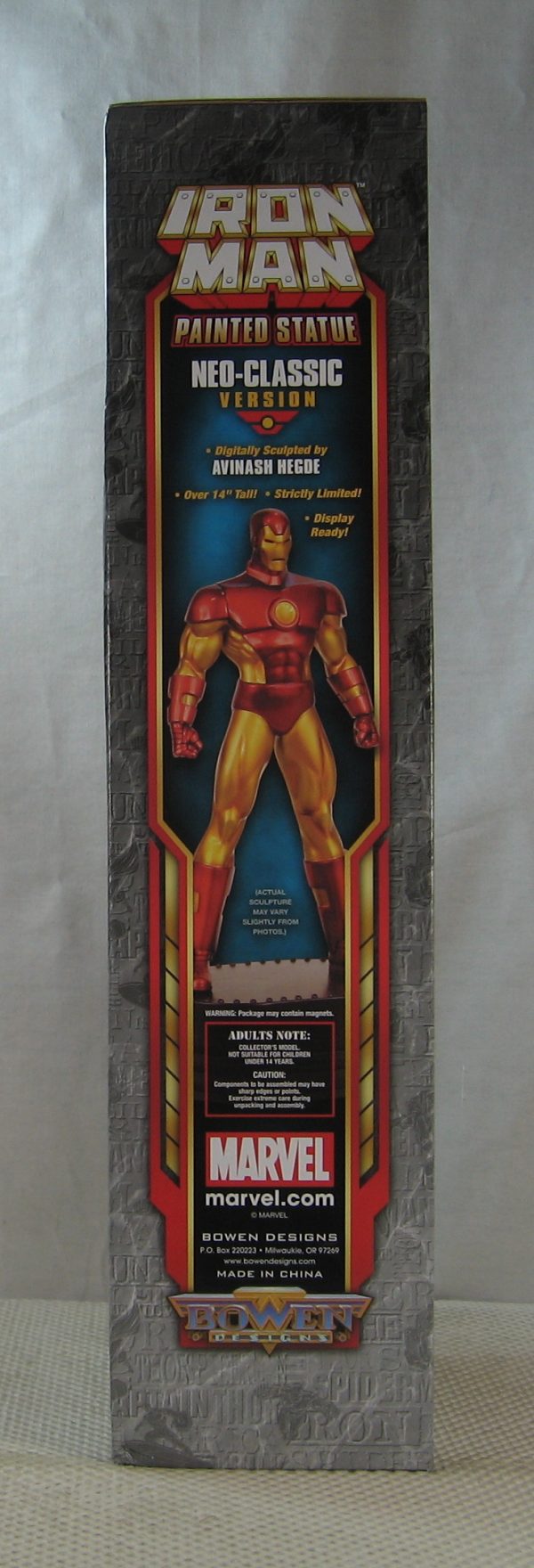 Iron Man Neo-Classic Statue 310/600 Bowen Designs NEW SEALED - Image 3