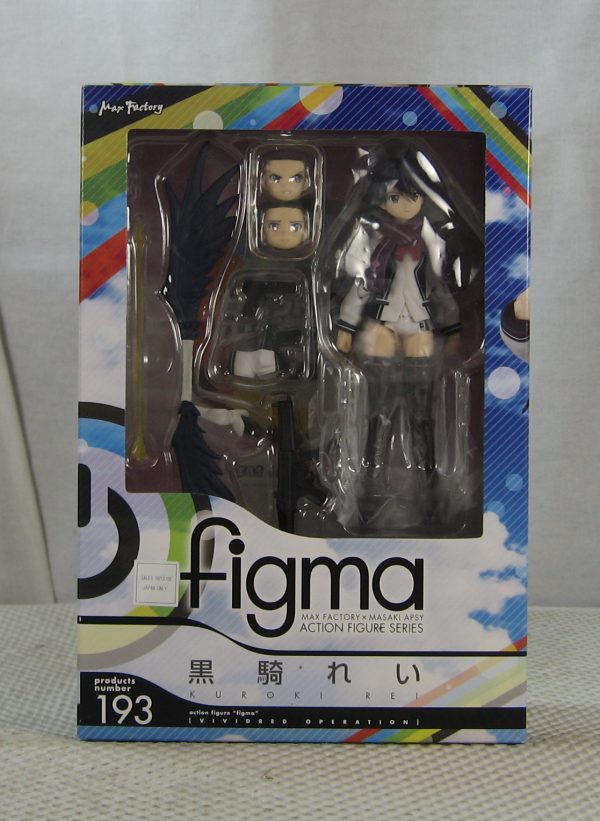 Vividred Operation Kuroki Rei Figma #193 Action Figure Max Factory NEW SEALED - Image 4