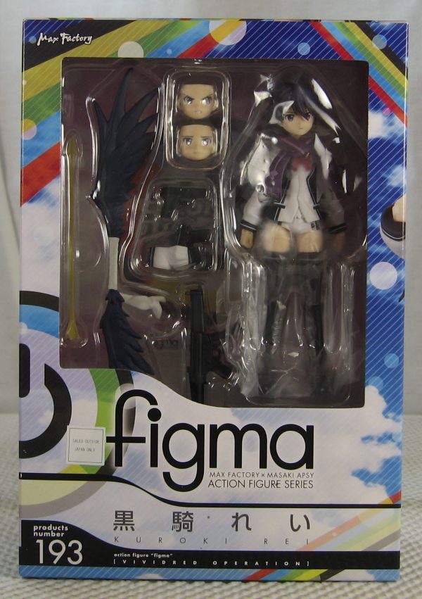 Vividred Operation Kuroki Rei Figma #193 Action Figure Max Factory NEW SEALED - Image 10