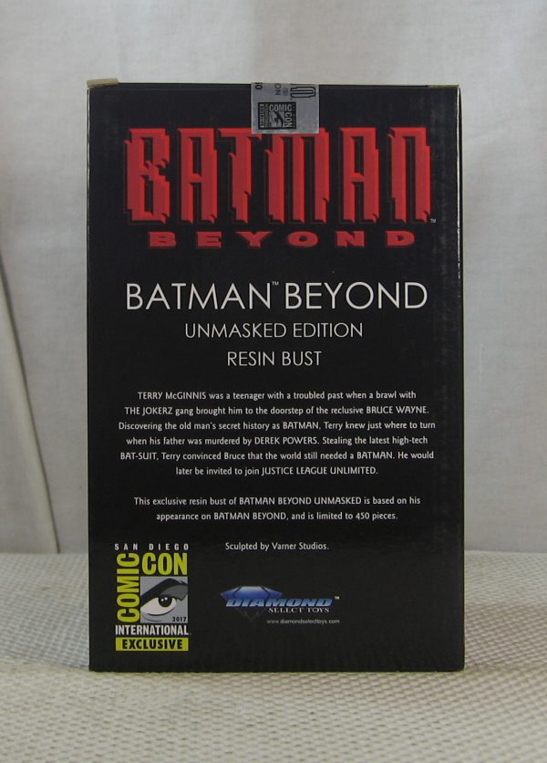 Batman Unmasked Bust 274/450 Batman Beyond Animated Series 2017 SDCC NEW SEALED - Image 4