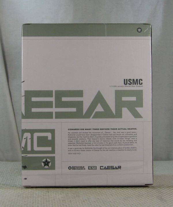3A ThreeA Ashley Wood Caesar USMC WWRP World War Robot Action Figure SEALED - Image 4