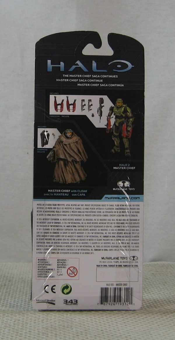 McFarlane Toys Halo 2 Master Chief with Cloak Figure  NEW SEALED - Image 5
