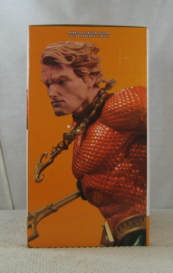 Aquaman Bust DC Comics Super-Heroes Jim Lee New 52 DC Collectibles NEW SEALED - Image 3