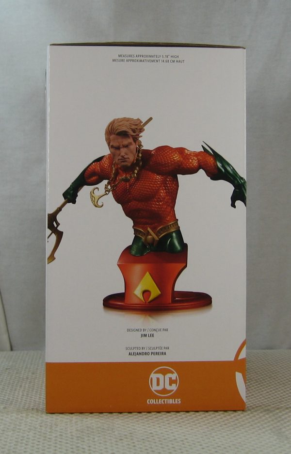Aquaman Bust DC Comics Super-Heroes Jim Lee New 52 DC Collectibles NEW SEALED - Image 5