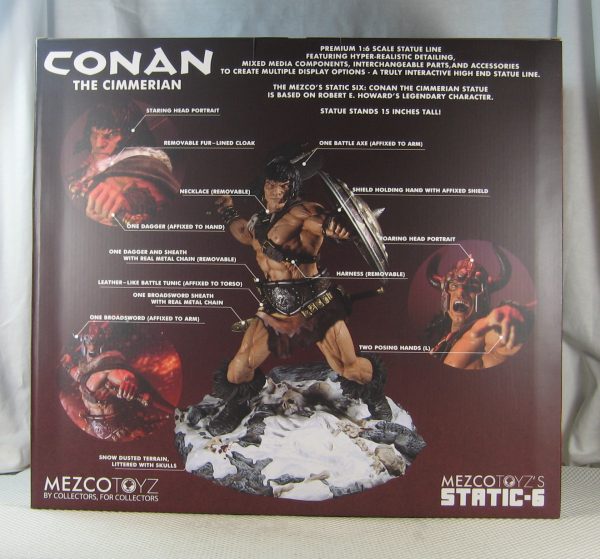 Mezco Static Six Conan the Cimmerian 1/6 Statue NEW SEALED - Image 6