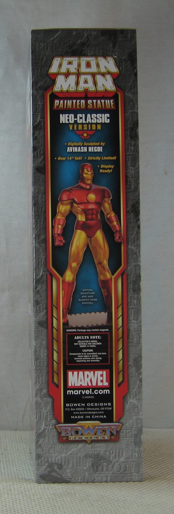 Iron Man Neo-Classic Statue 309/600 Bowen Designs NEW SEALED - Image 3
