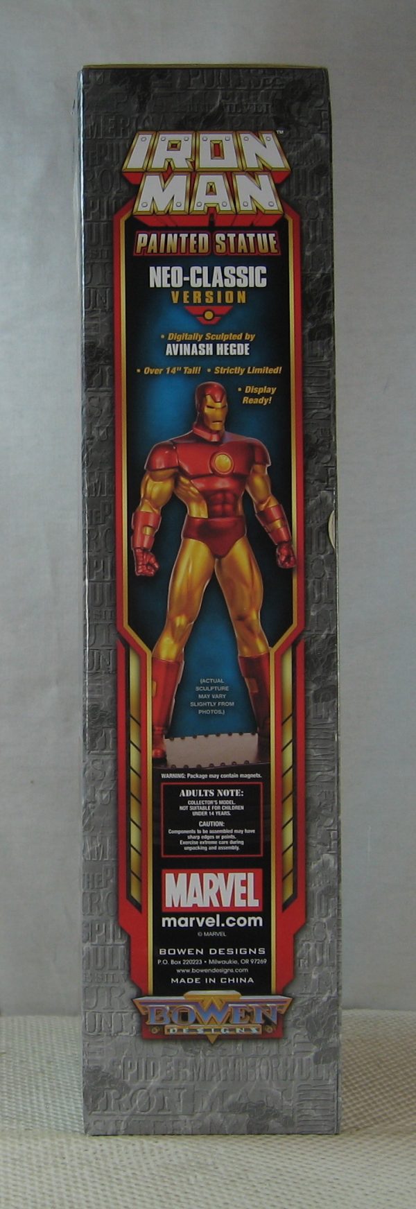 Iron Man Neo-Classic Statue 309/600 Bowen Designs NEW SEALED - Image 5