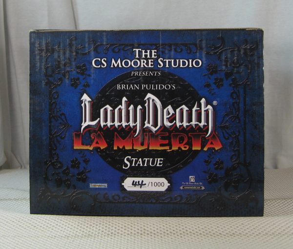 Lady Death La Muerta Statue 044/1000 Signed Clayburn Moore 1st Release BRAND NEW - Image 9