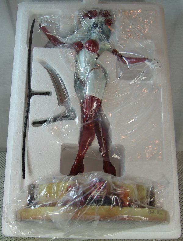 Lady Death La Muerta Statue 044/1000 Signed Clayburn Moore 1st Release BRAND NEW - Image 11