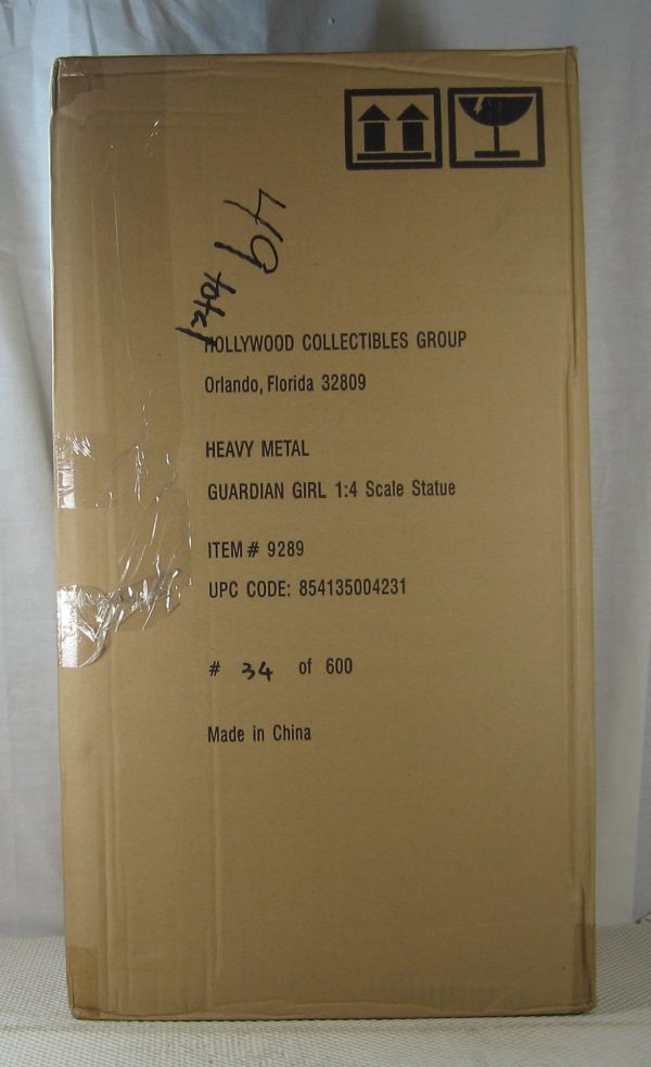 Heavy Metal Guardian Girl Statue 034/600 HCG Hollywood Collectibles NEW SEALED - Image 11