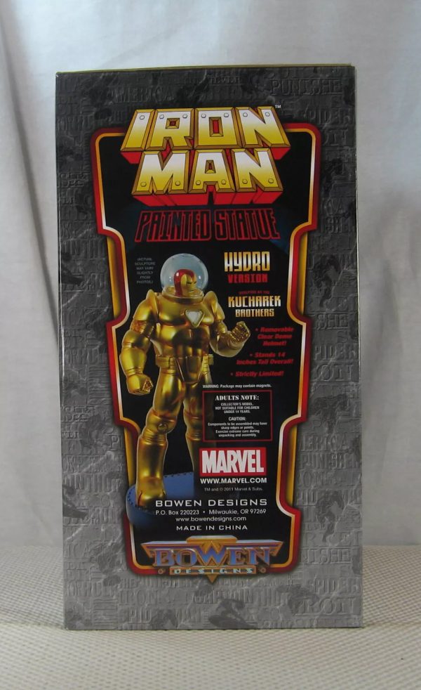 Iron Man Hydro Armor Statue 224/750 Bowen Designs PX Exclusive NEW SEALED - Image 3