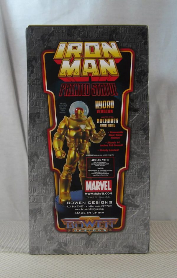 Iron Man Hydro Armor Statue 224/750 Bowen Designs PX Exclusive NEW SEALED - Image 5
