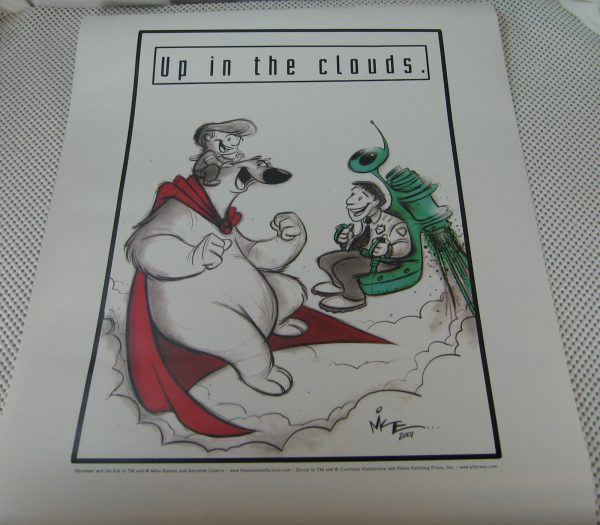 Herobear and the Kid Up In The Clouds Poster Mike Kunkel NEW - Image 3