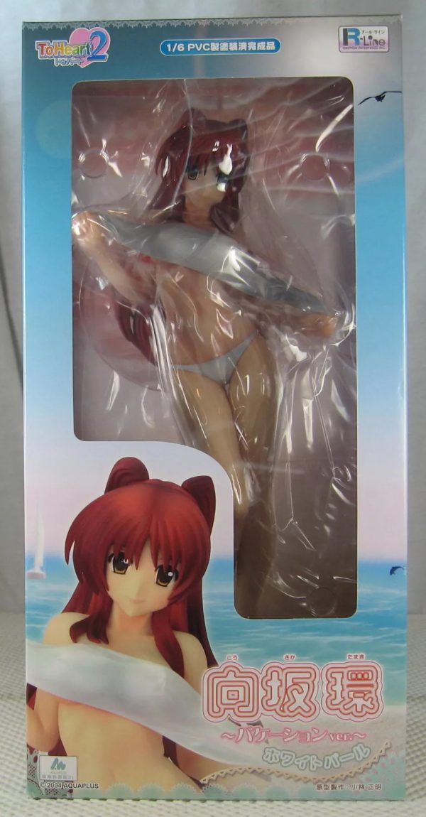To Heart 2 Kousaka Tamaki 1/6 Vacation Pearl White Figure R-Line Griffon NEW - Image 6