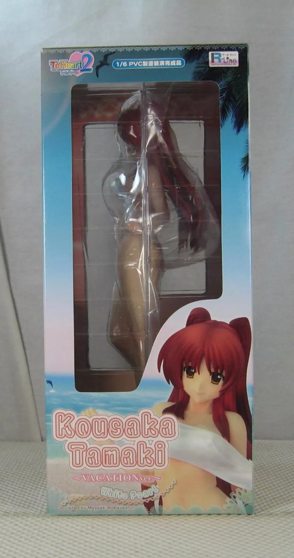 To Heart 2 Kousaka Tamaki 1/6 Vacation Pearl White Figure R-Line Griffon NEW - Image 11