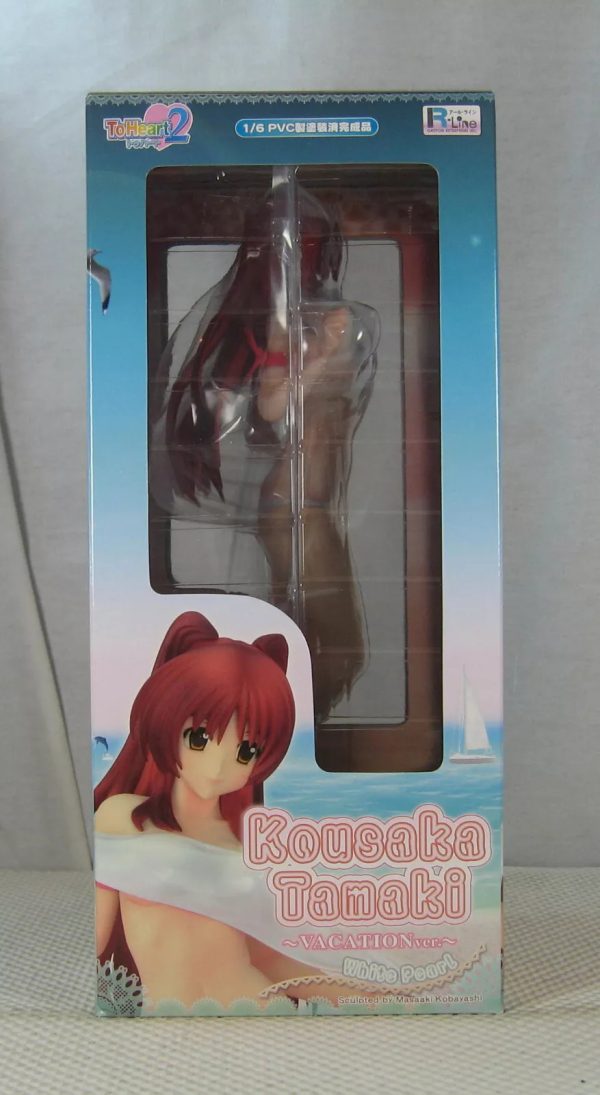 To Heart 2 Kousaka Tamaki 1/6 Vacation Pearl White Figure R-Line Griffon NEW - Image 9