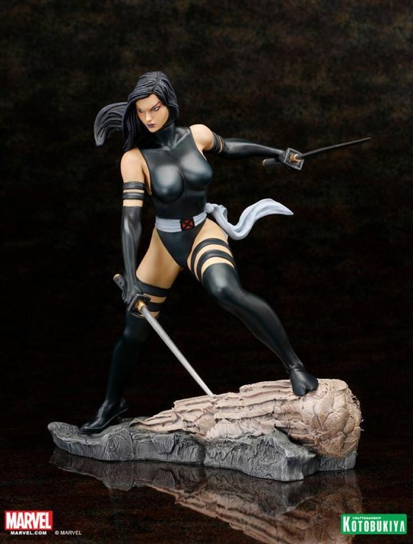 Kotobukiya Psylocke X-Force Fine Art Statue 807/1600 Marvel Comics NEW SEALED - Image 2