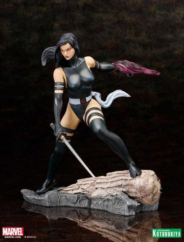 Kotobukiya Psylocke X-Force Fine Art Statue 807/1600 Marvel Comics NEW SEALED - Image 3