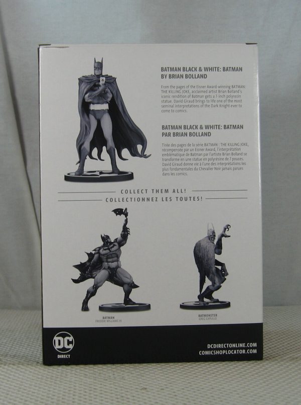 Batman Black and White Statue Brian Bolland Batman the Killing Joke  NEW SEALED - Image 5