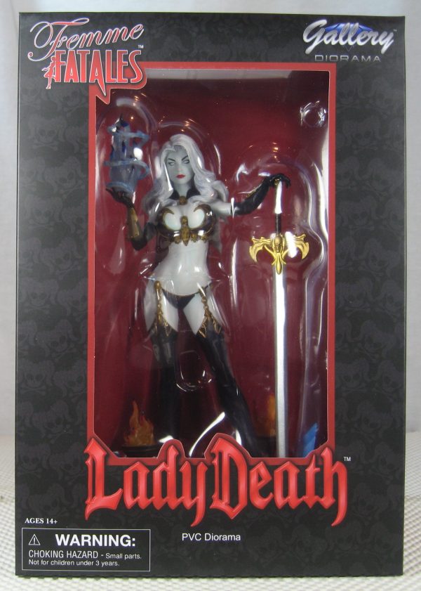 Lady Death Diorama Femme Fatales Figure Statue Diamond Select NEW SEALED - Image 8