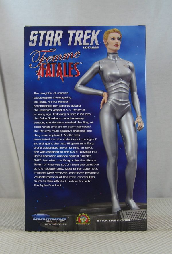 Seven of Nine Femme Fatales Figure Star Trek Voyager Diamond Select NEW SEALED - Image 4