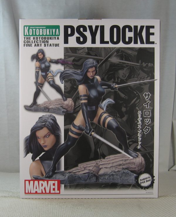 Kotobukiya Psylocke X-Force Fine Art Statue 620/1600 Marvel Comics NEW SEALED - Image 8