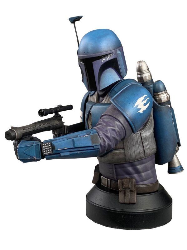 Star Wars Mandalorian Death Watch 1/6 PX Bust Gentle Giant Diamond Select SEALED - Image 2