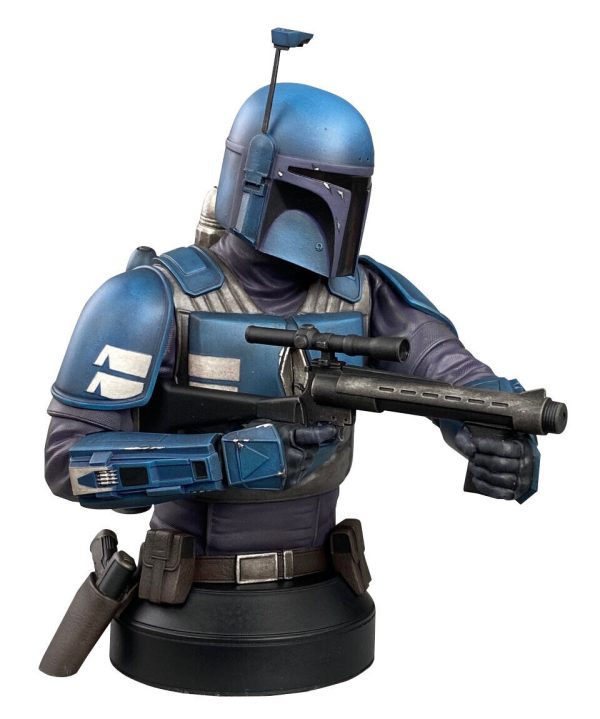 Star Wars Mandalorian Death Watch 1/6 PX Bust Gentle Giant Diamond Select SEALED - Image 4