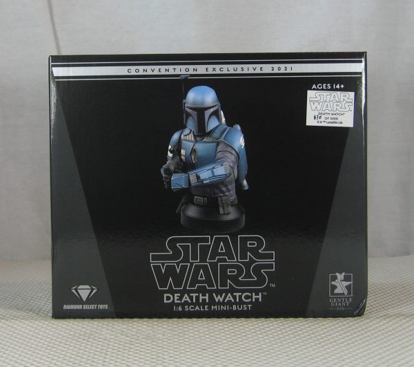 Star Wars Mandalorian Death Watch 1/6 PX Bust Gentle Giant Diamond Select SEALED - Image 5