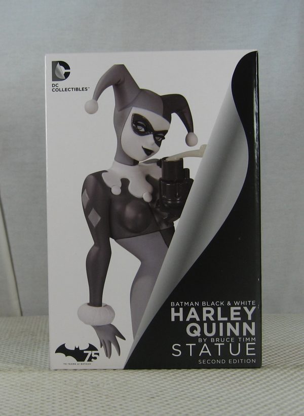 Harley Quinn Black and White Statue 2nd Edition Bruce Timm SEALED - Image 2