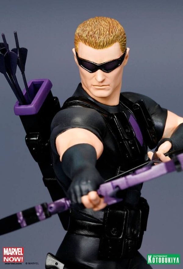 Kotobukiya Hawkeye ArtFX+ Statue Avengers Now Marvel NEW SEALED - Image 3