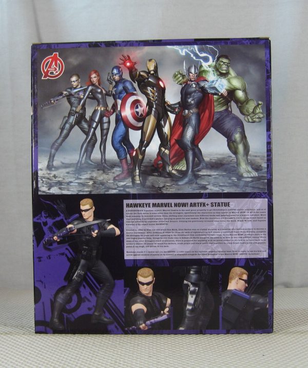 Kotobukiya Hawkeye ArtFX+ Statue Avengers Now Marvel NEW SEALED - Image 6