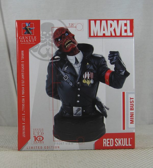 Red Skull Mini Bust 081/500 Gentle Giant Captain America Marvel NEW SEALED - Image 3
