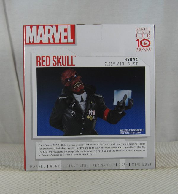 Red Skull Mini Bust 081/500 Gentle Giant Captain America Marvel NEW SEALED - Image 5