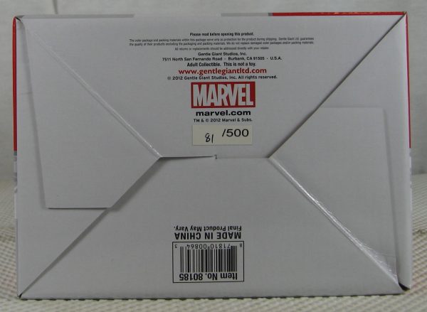 Red Skull Mini Bust 081/500 Gentle Giant Captain America Marvel NEW SEALED - Image 9