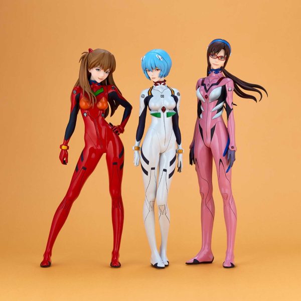 Kaiyodo Evagirls Hayashi Hiroki Figure Collection Set Asuka Rei Mari NEW SEALED