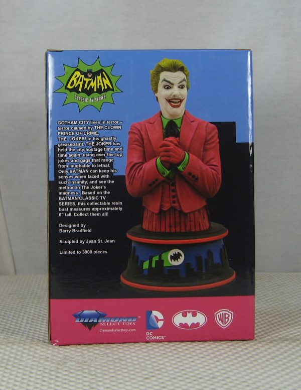 Joker Classic 1966 Batman TV Show Bust 1160/3000 Cesar Romero Diamond Select NEW - Image 4