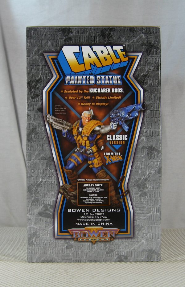 Cable Classic Statue 582/700 Bowen Designs X-Force Deadpool BRAND NEW - Image 3