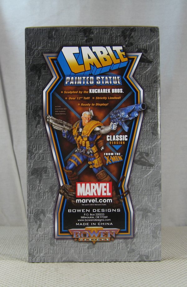 Cable Classic Statue 582/700 Bowen Designs X-Force Deadpool BRAND NEW - Image 5